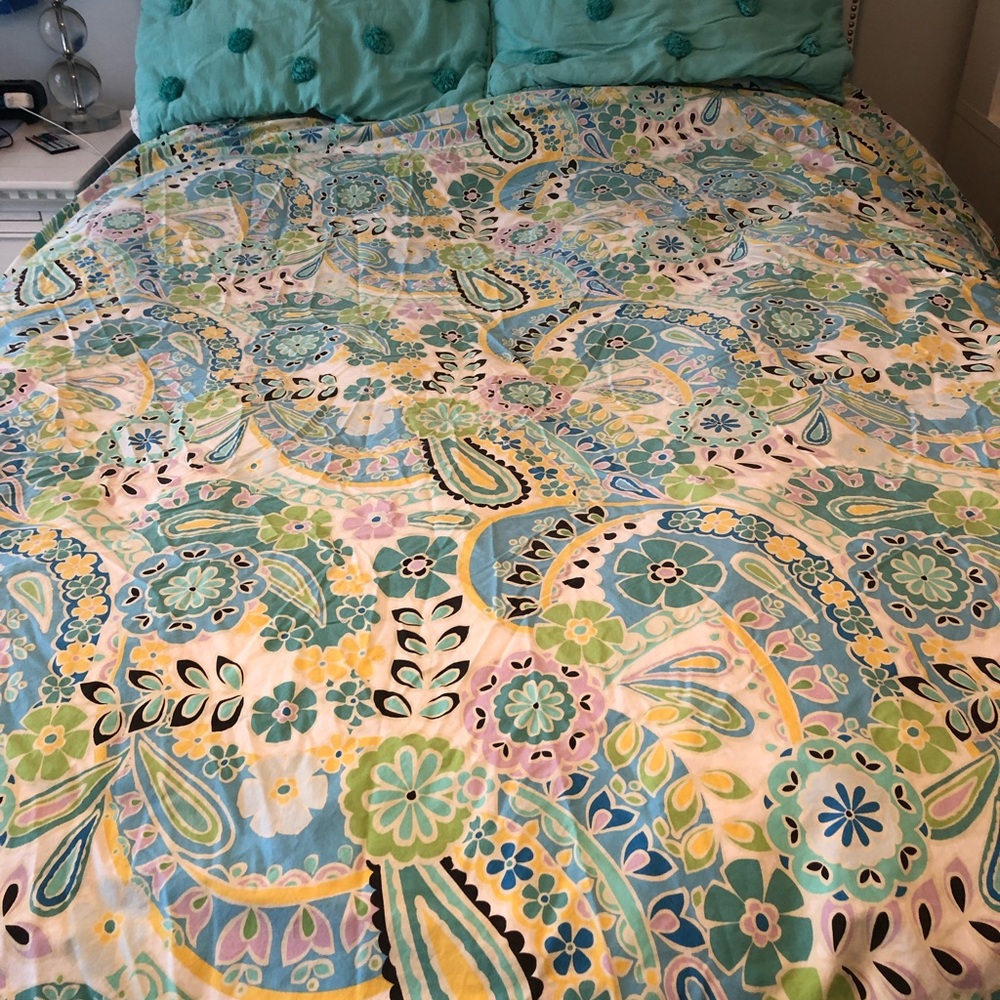Pottery Barn Teen Duvet and 2 shams